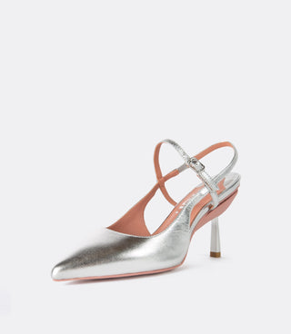 Gümüş Tokalı Slingback