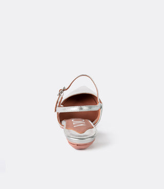 Gümüş Tokalı Slingback