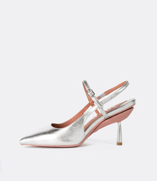 Gümüş Tokalı Slingback