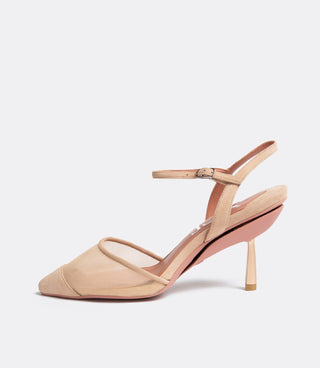 Bej File Günlük Topuklu