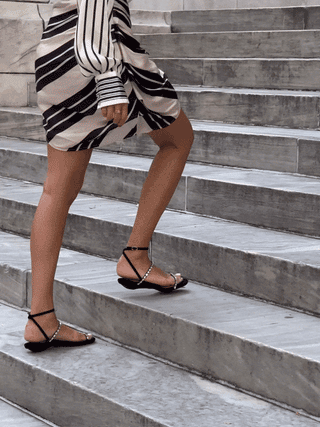 Siyah Marina Sandaletler