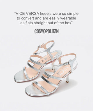 Gümüş Çoklu Bantlı Sandalet