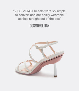 Beyaz Bantlı Sandaletler